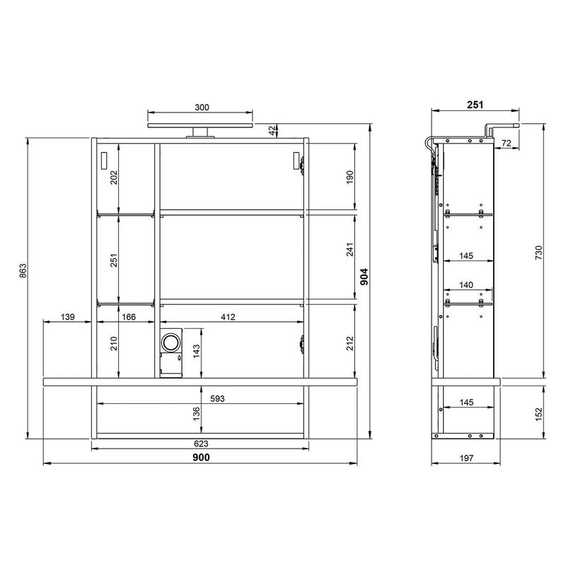 Novolino Mirror Cabinet