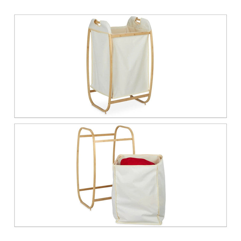 Relais Bamboo Laundry Basket