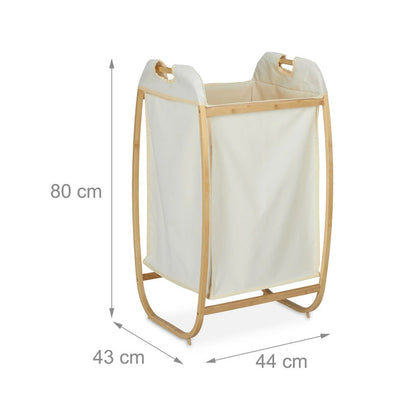 Relais Bamboo Laundry Basket