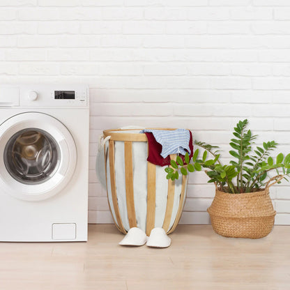 ReDainy Round Bamboo Laundry Basket