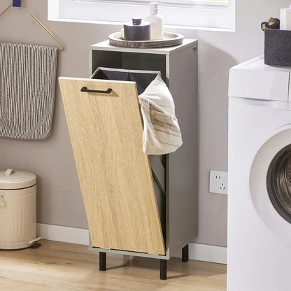 Yiobuin Laundry Cupboard with Laundry Bag