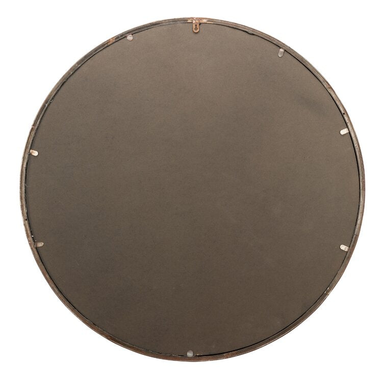 Soliman Metal Round Wall Mirror