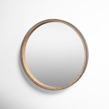 Soliman Metal Round Wall Mirror